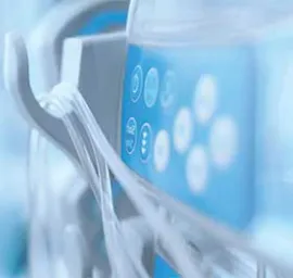 Medical machine with tubes