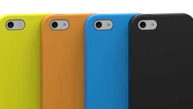 Row of phone cases